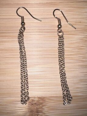 Vintage Dangling Chain Earrings